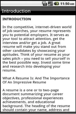 How To Write a CV android App screenshot 1
